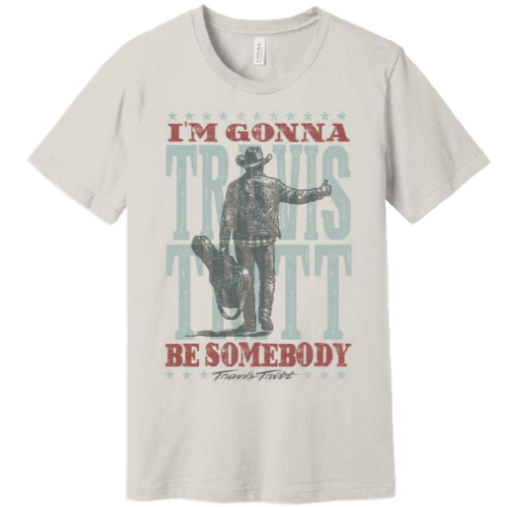 Vintage White I'm Gonna Be Somebody Tee