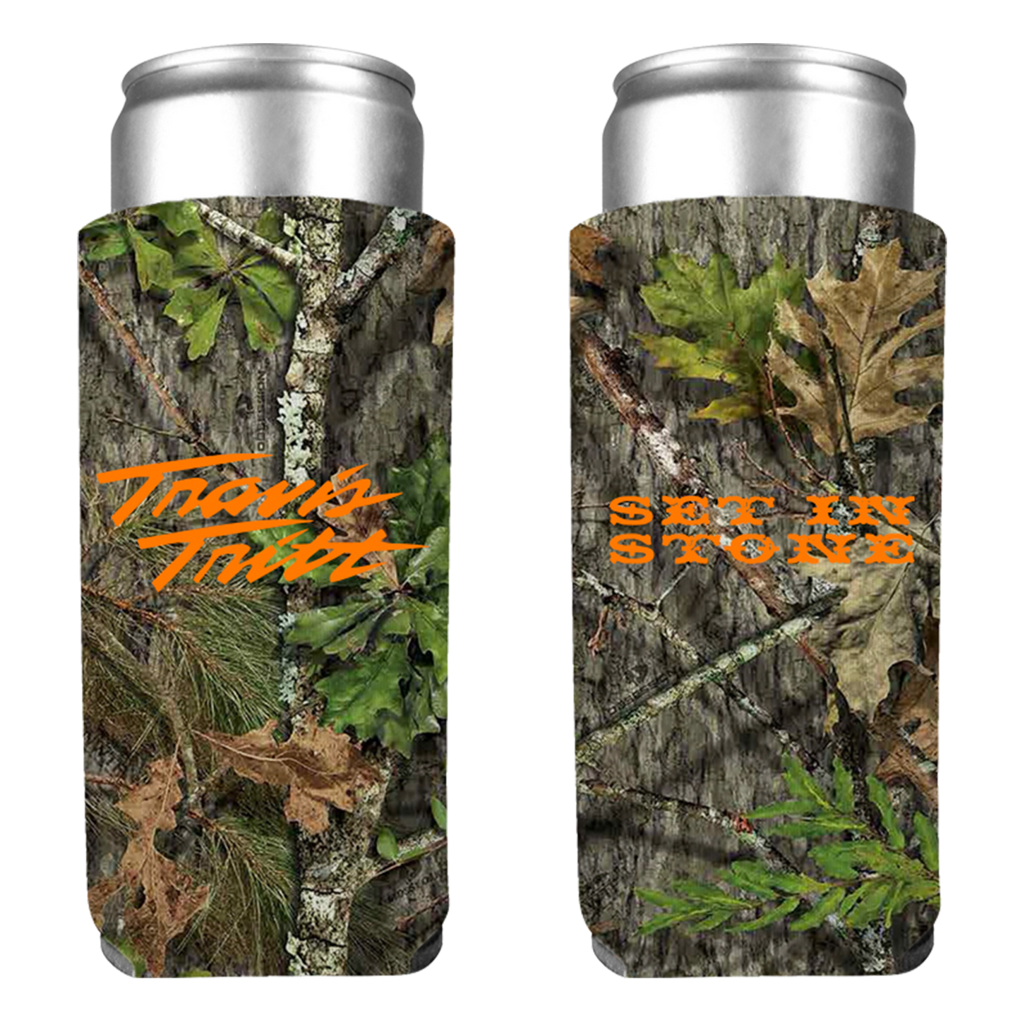 Camo Set in Stone Koozie