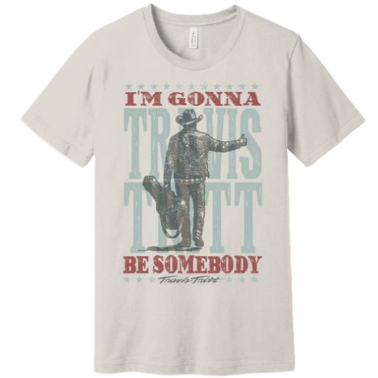 Vintage White I'm Gonna Be Somebody Tee