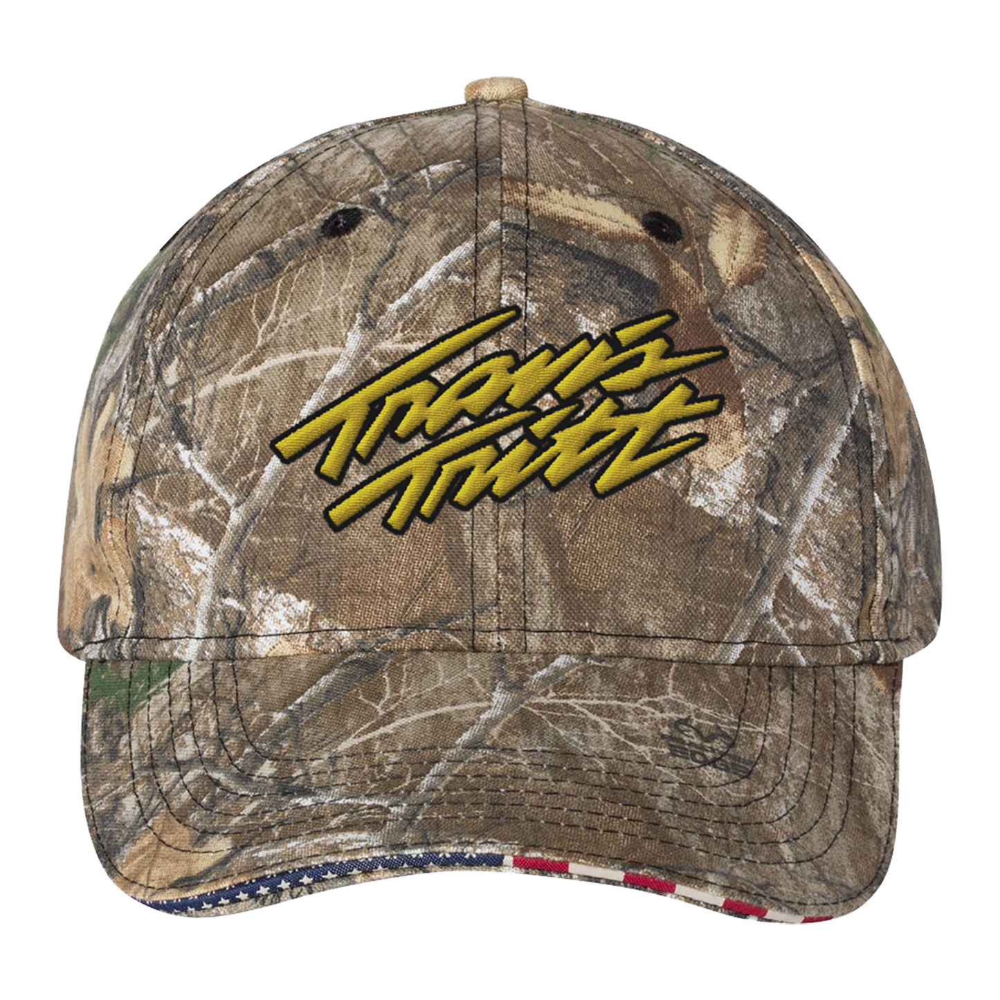 Logo Camo Hat – USA Flag Sandwich Brim